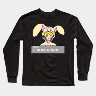 Bunnyboy easter day rpg gaming style retro Long Sleeve T-Shirt